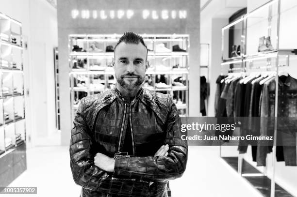 Philipp Plein attends the Philipp Plein boutique opening on December 21, 2018 in Madrid, Spain.