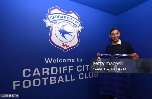 Emiliano Sala on January 18, 2019 in Cardiff, Wales.