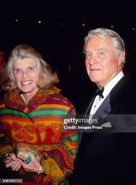 Eunice Shriver and Sargent Shriver circa 1986 in New York City.