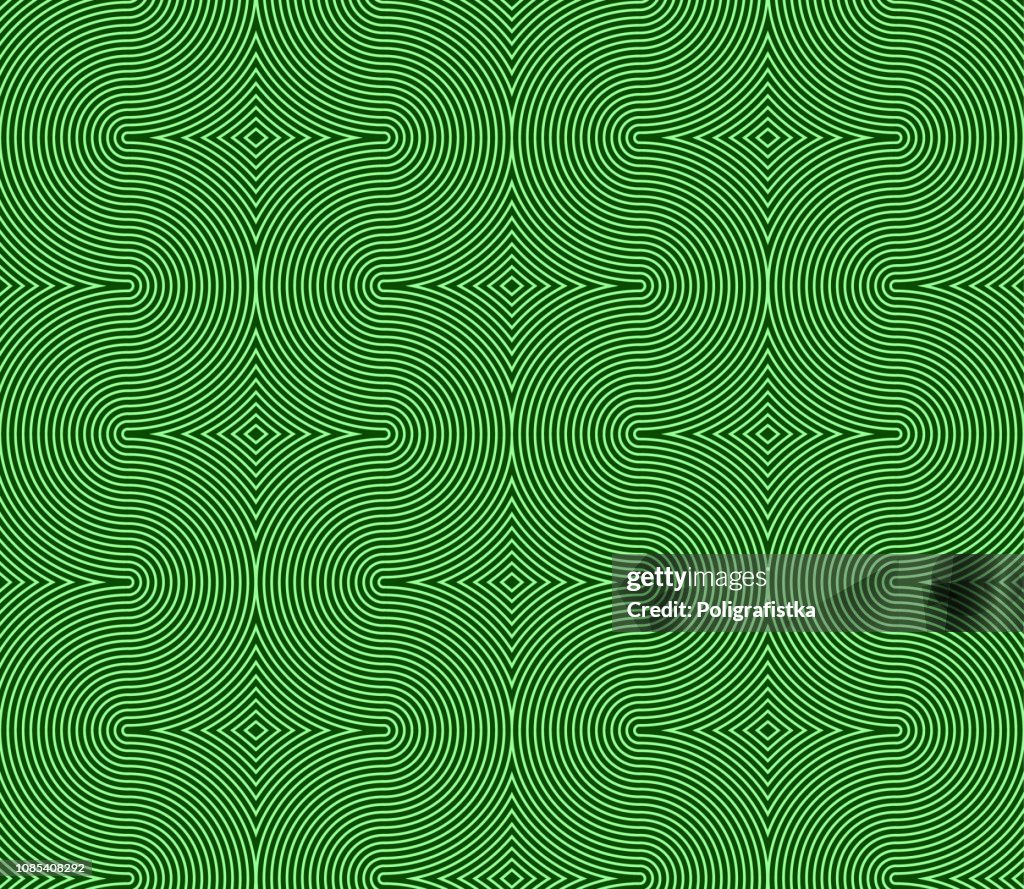 Seamless background pattern - green wallpaper - vector Illustration