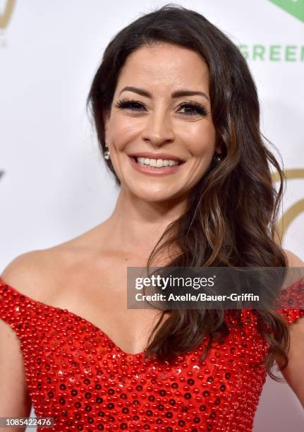 Emmanuelle Vaugier attends the 30th Annual Producers Guild Awards at The Beverly Hilton Hotel on January 19, 2019 in Beverly Hills, California.