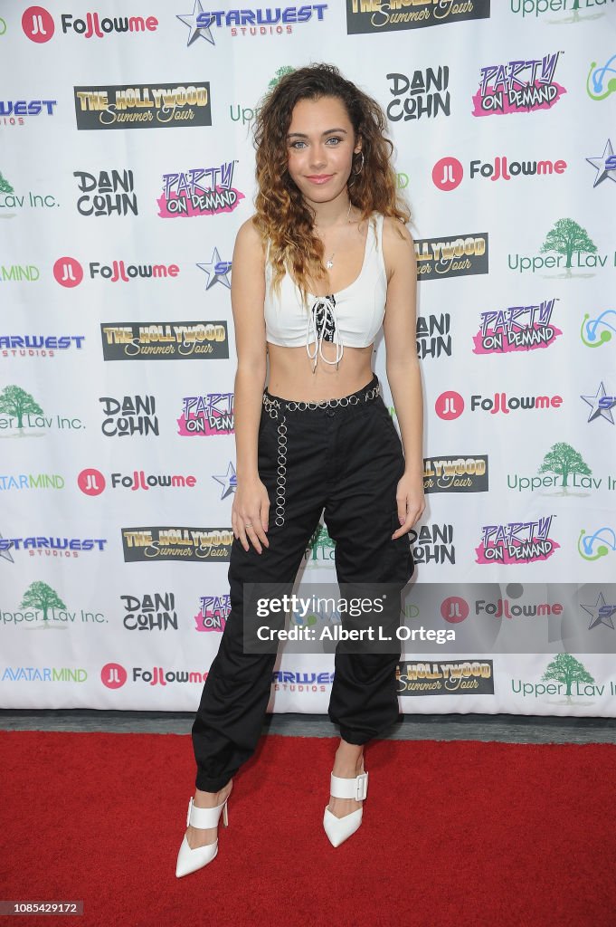 Danielle Cohn's Music Video Release Party For "Lights Camera Action!"