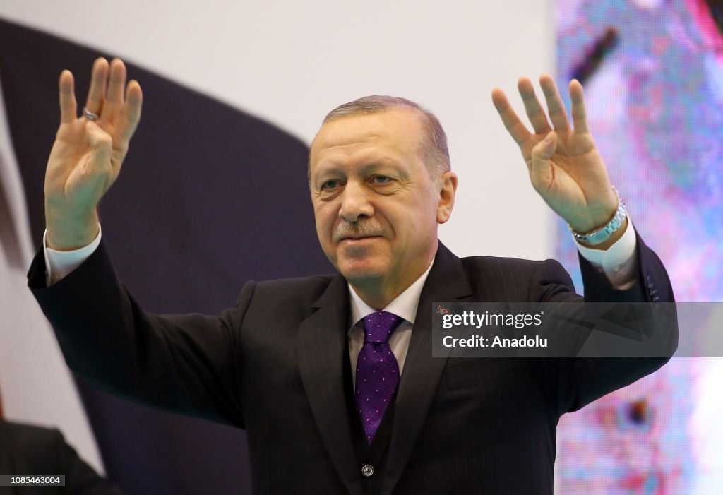 Turkish President Recep Tayyip Erdogan in Turkey's Ordu