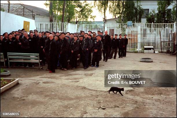 Children jail in Yekaterinburg in Russia in June,2001.