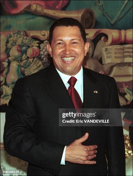 Hugo Ch Venezuelan President Hugo Chavez, who is on an official visit to ...