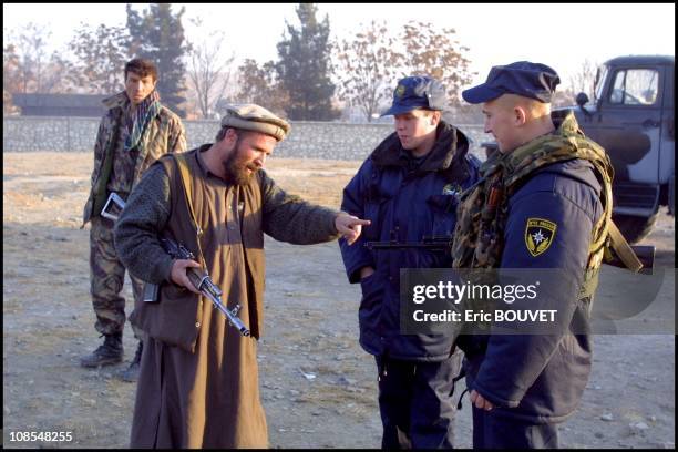 Russians are back in Afghanistan after 12 years, but this time to build a hospital in downtown Kabul, Afghanistan on November 27th, 2001.