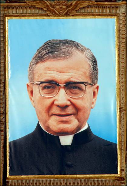 Pope John Paul II canonizes Opus Dei founder Jose Maria Escriva de Balaguer before one of the biggest crowds ever to flood the Vatican in Rome, Italy...