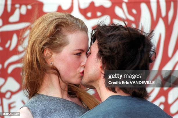Nicole Kidman and Tom Cruise in Venice, Italia on September 01st, 1999.