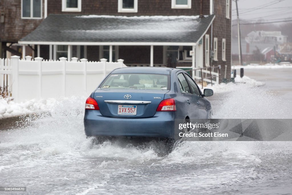 Winter Storm Brings Snow And Ice Conditions To Northeast