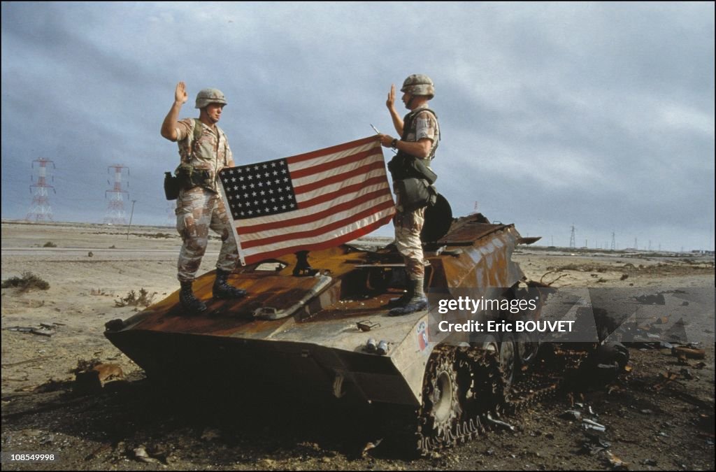 Gulf War in Iraq in February, 1991.