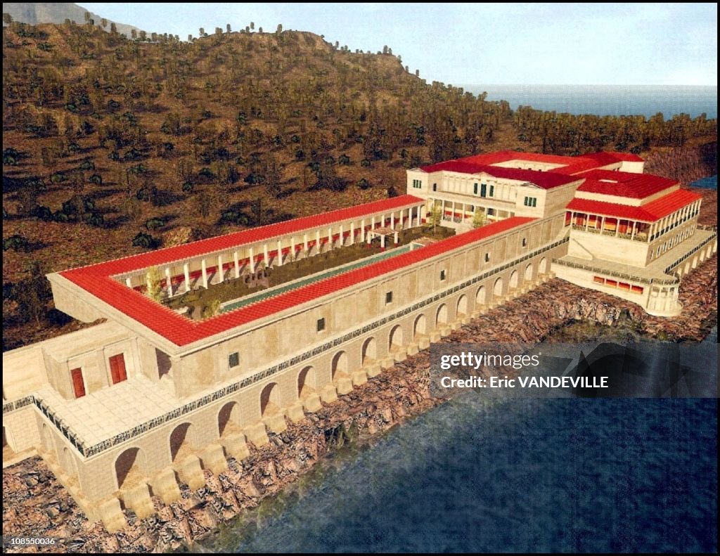 The long-buried Villa of the Papyri opened to the public almost 2000 years after it was submerged in volcanic mud in Herculaneum, Italy in March, 2003.