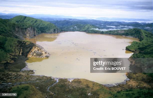 Desolation around lake Nyos in Cameroon on August 01st, 1986.