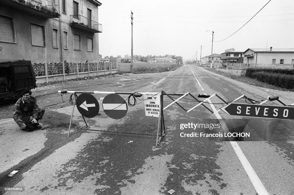 Sevesco chemical disaster in Sevesco, Italy in August , 1976