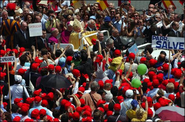 Pope John Paul II celebrated his 83rd birthday during a canonization mass before thousands of faithful and in presence of the Savoy Royal family in...