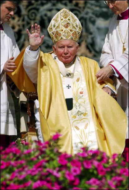 Pope John Paul II celebrated his 83rd birthday during a canonization mass before thousands of faithful and in presence of the Savoy Royal family in...