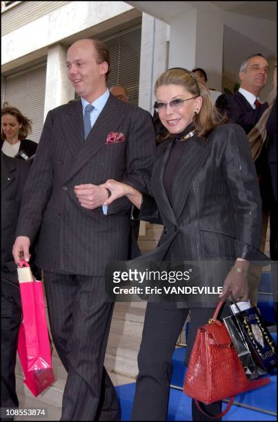 Serge of Yugoslavia and Marina of Savoy in Rome, Italy on March 02nd, 2002.