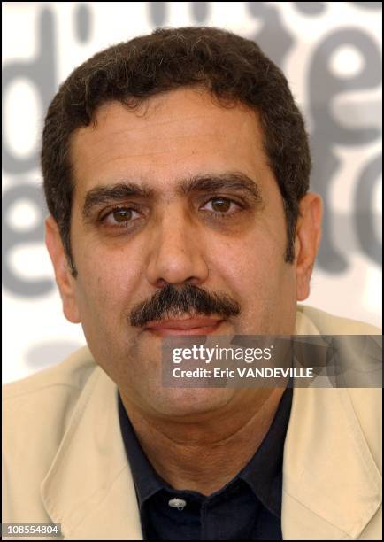 Director Ridha Behi in Venice, Italy on August 31th, 2002.