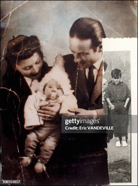 Jose a few months after his birth with his parents Gala and Salvador Dali . To the right, Jose at age 10 in Rome, Italy on April 22nd, 2004.
