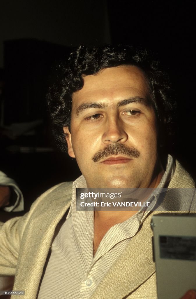 Drug traffic, Guerilla in Colombia in February , 1988.