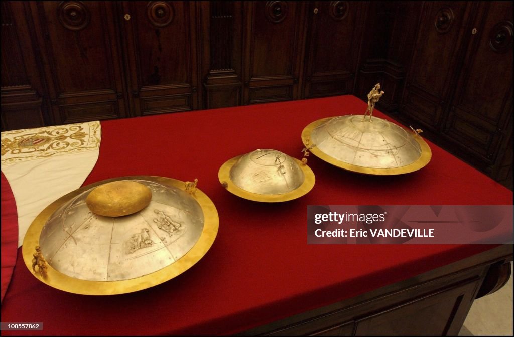 The Vatican prepares for the conclave which will convene from April 18 to pick a new Pope in Rome, Italy on April 12, 2005.