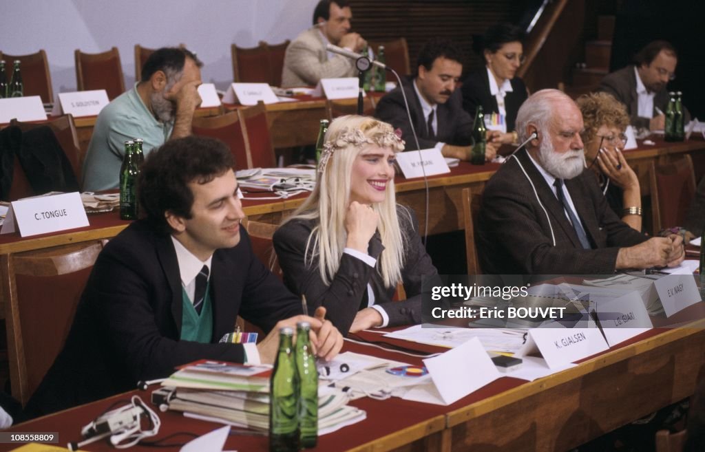 Congress of the Italian Radical Party in Budapest, Hungary on April 23rd, 1989.