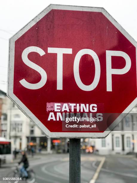 Stop Sign Eating System Stop Eating Junk Food Photos and Premium High Res Pictures - Getty Images