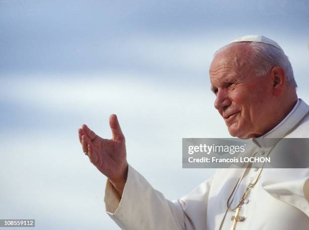 John Paul II in Papua, Indonesia in January,1995.