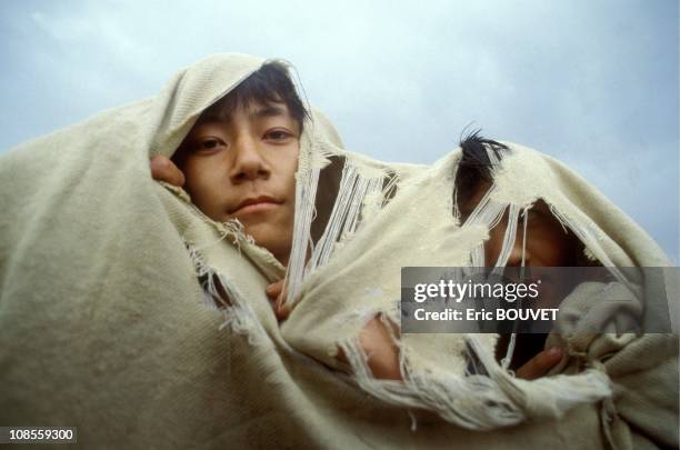 Student protesters demonstrate in Beijing's Tianamen Square in Beijing, China on May 25th, 1989.