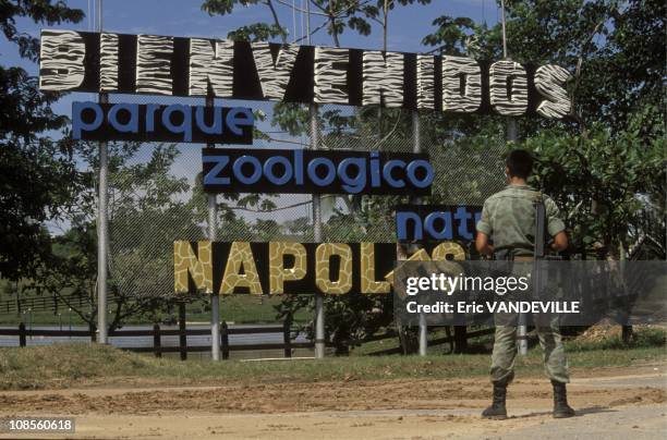 The hacienda of Pablo Escobar in Medellin, Colombia on August 29th, 1989.