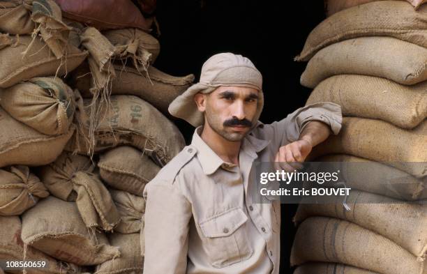 West Beirut: Druze forces led by Walid Jumblatt in Beirut, Lebanon in August, 1989.