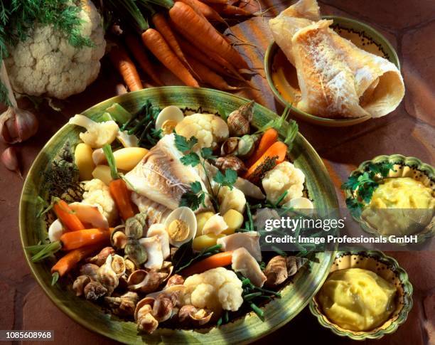 aïoli dish - aioli stock pictures, royalty-free photos & images