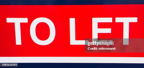 To Let Sign Written For Let Sign Photos and Premium High Res Pictures - Getty Images