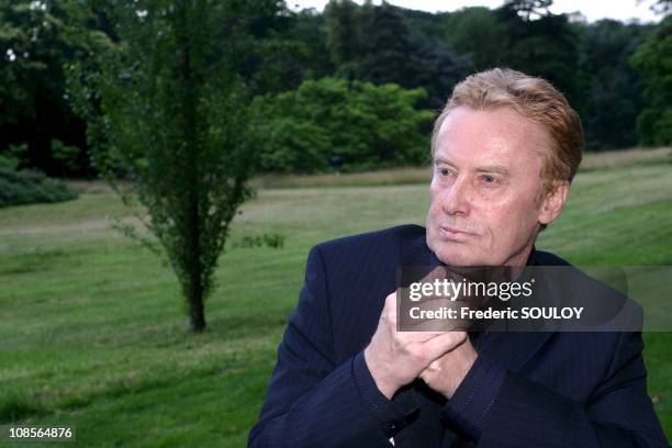 Daniel Olbrychski, Actor in Chatenay Malabry, France on July 18th, 2004.