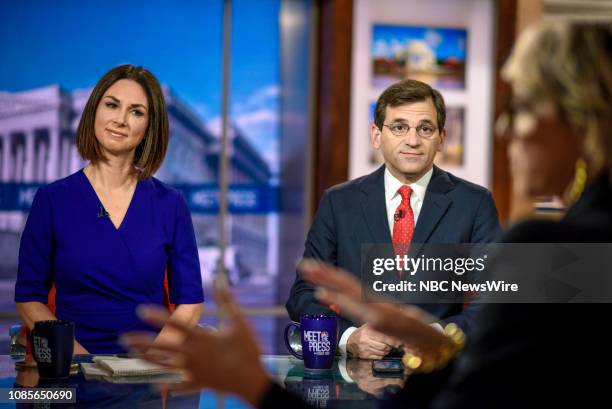Pictured: Heidi Przybyla, NBC News National Political Reporter, and Peter Baker, Chief White House Correspondent, The New York Times; NBC News...