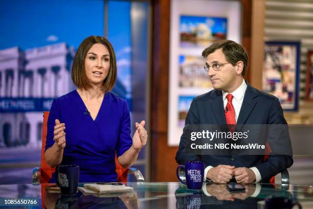 Pictured: Heidi Przybyla, NBC News National Political Reporter, and Peter Baker, Chief White House Correspondent, The New York Times; NBC News...