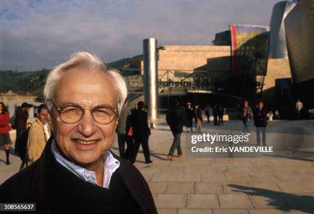 Franck O.Gehry, Architect in Bilbao, Spain on October 15th, 1997.