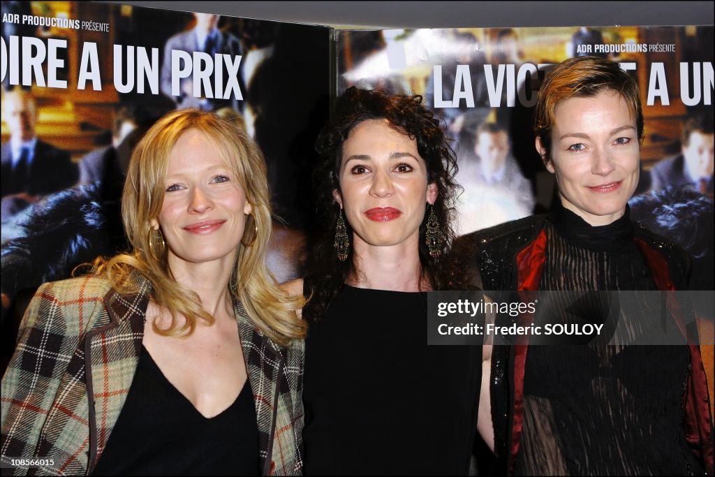 Premiere of 'Le Candidat' in Paris, France on April 10, 2007.