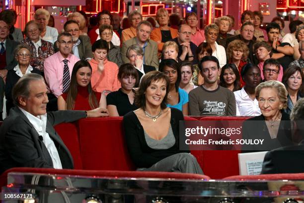 Laurent Ventura, Clelia Ventura and Odette Ventura in Paris, France on November 03rd , 2004.