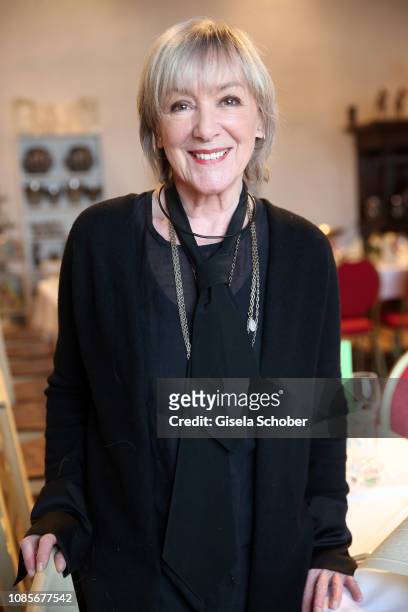 Heidelinde Weis during the pre-birthday party of Bibi Johns "My last day 89" at Gut Aiderbichl on January 20, 2019 in Iffeldorf, Germany. Johns will...