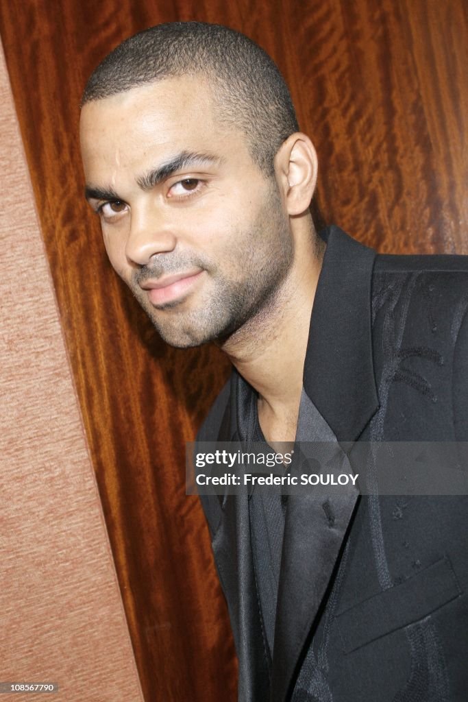 Press conference 'Tony Parker' at the Park Hyatt Paris-Vendome in Paris, France on June 28, 2007.