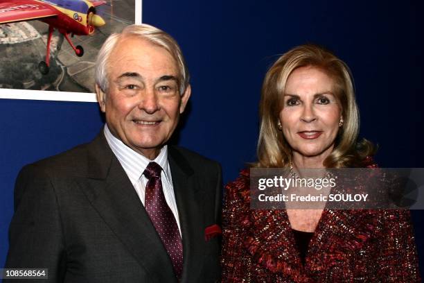 Georges Tranchant and his wife in Le Bourget, France on December 16th, 2004.