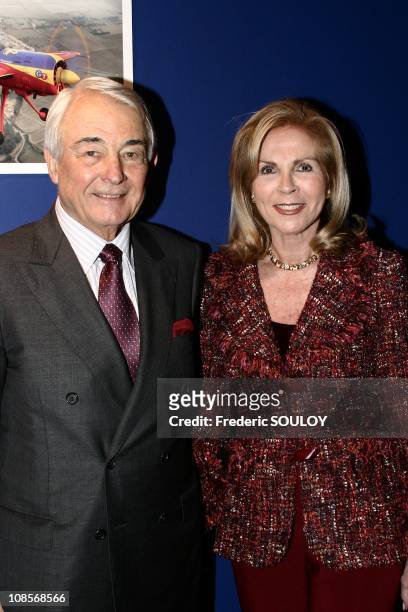 Georges Tranchant and his wife in Le Bourget, France on December 16th, 2004.
