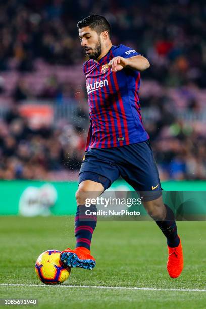 Luis Suarez of FC Barcelona during the match FC Barcelona against CD Leganes, for the round 20 of the Liga Santander, played at Camp Nou on 20th...
