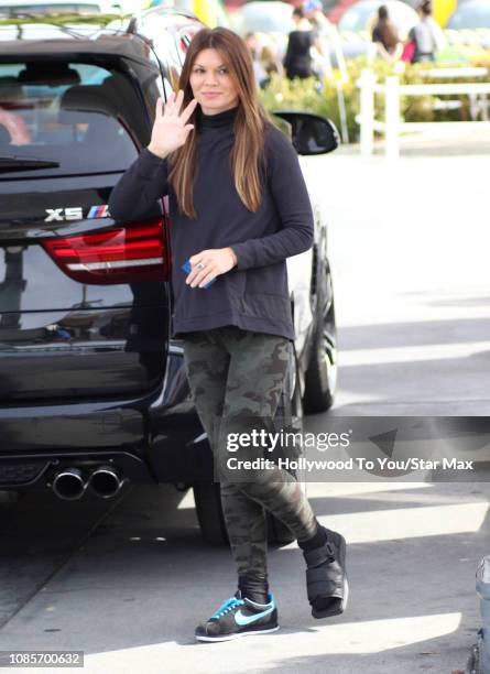 Danielle Vasinova is seen on January 20, 2019 in Los Angeles, CA.