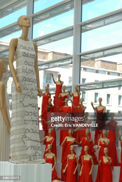 Italian fashion designer Valentino celebrates 45 years of activity :exhibition at the Ara Pacis Museum in Rome. Rome rolled out the red carpet to...