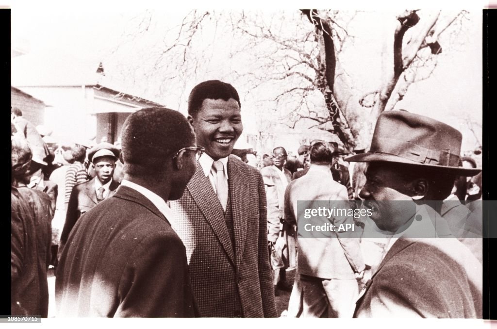 Nelson Mandela in 1950.