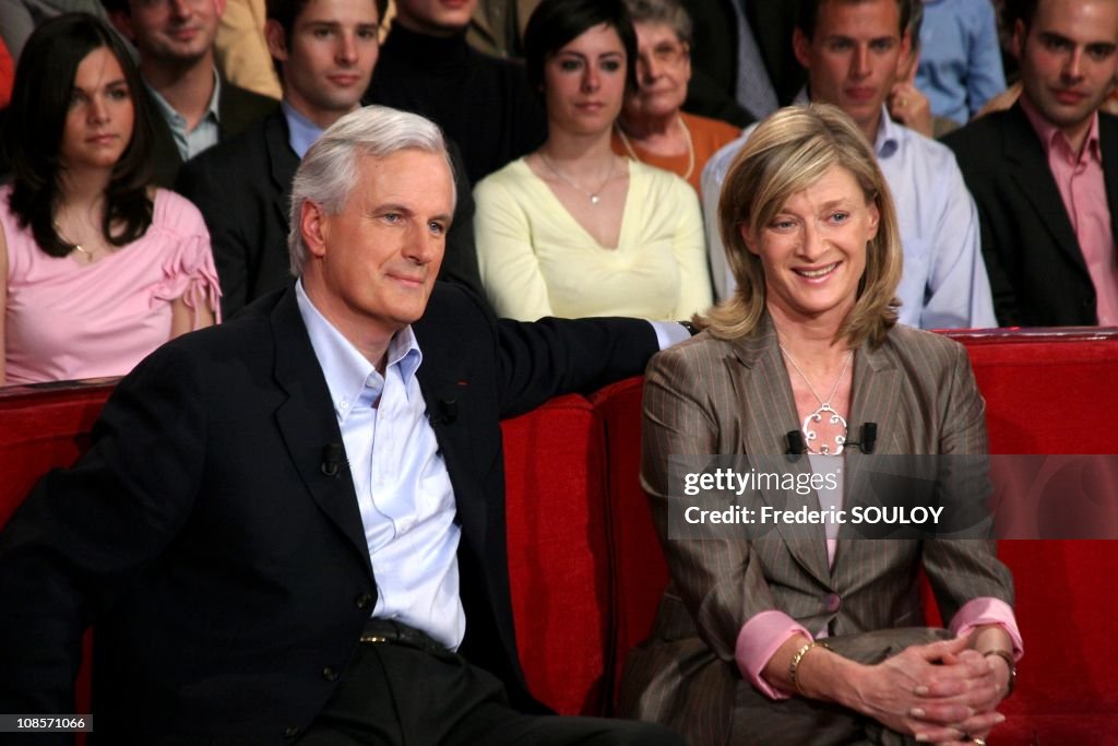 TV talk show Vivement dimanche hosted by Michel Drucker in Paris, France on March 30, 2005.