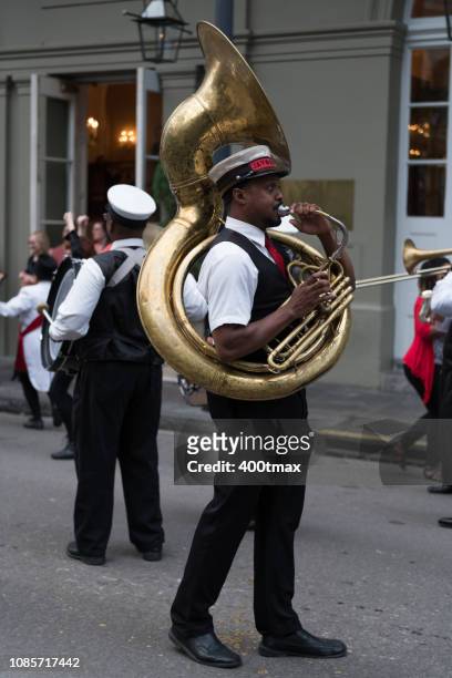 new orleans - new orleans band stock pictures, royalty-free photos & images