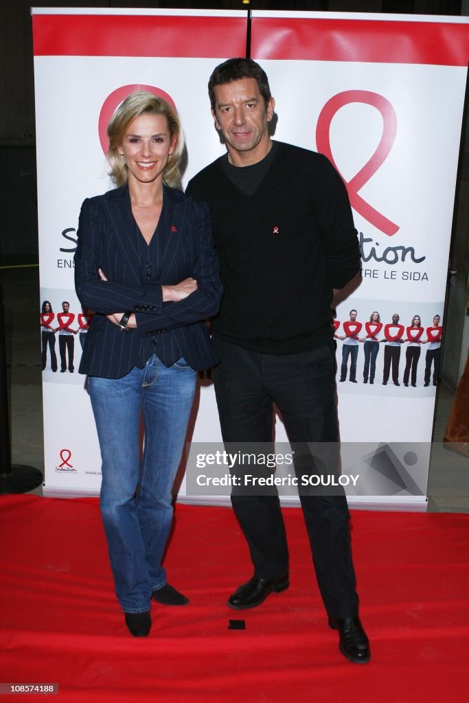 Evening of the launch Sidaction Palais de Tokyo in Paris, France on February 19, 2008.