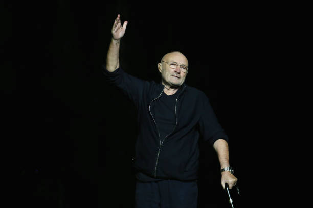Phil Collins greets fans before he performs at Qudos Bank Arena on January 21, 2019 in Sydney, Australia.